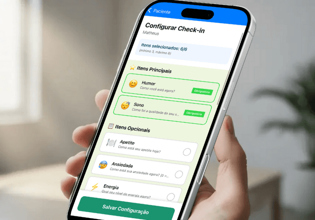 BeAlive - Pesquisa rápida de saúde mental no app mobile, resposta em 10 segundos